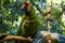 Mexico yucatan Wildlife parrot bird 2