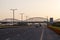 Meydan Bridge and highway in Dubai