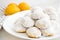 Meyer Lemon Greek Butter Cookies Kourabiedes