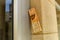 Mezuzah. Jewish traditions and customs: Jewish Religious attribute at the entrance to a house. Large Decorative Mezuzah, Israel