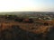 MGARR, MALTA - Jul 19, 2014: Tractor or Harvester parked in field after a day\\\'s work