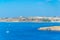 Mgarr town viewed from Comino island, Malta