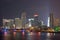 Miami Bayfront Skyline at Night