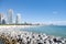 Miami Beach/FL, USA view of the beach from the South Pointe pier
