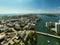 Miami Beach Florida Biscayne Bay aerial point of view