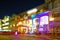 Miami Beach Florida night deco hotels lit neon