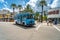 Miami Beach, Florida, USA - Free public trolley bus transporting passengers