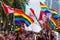 Miami Beach Gay Pride Parade Flags