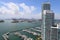 Miami Beach Marina and highrise