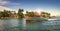 Miami Beach panorama - boats and palm trees