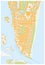 Miami-Beach street map, florida
