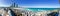 MIAMI - FEBRUARY 2016: Panoramic view of Miami Beach from South