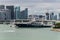 Miami Florida Biscayne Bay Bayside Marina downtown skyline office buildings high-rise condominium building boats