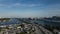 Miami Florida USA, Aerial View, Cruise Ship Port Terminal and MacArthur Causeway