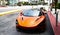 Miami, Florida, USA - JUNE 2020: McLaren is now in the business of building high-performance road cars. Exclusively to