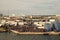 Miami, Florida USA - March 18, 2016: marine cargo port shipment with containers