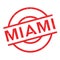 Miami rubber stamp