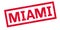 Miami rubber stamp