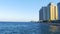 Miami south beach sunset pier panorama 4k florida usa