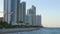 Miami south sunny isles beach sunset bay pier panorama 4k florida usa