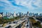 Miami traffic landscape cars