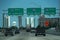 MIAMI, USA - NOVEMBER 5, 2018 - Miami Florida congested highways