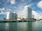 Miami Venetian Causeway Drawbridge and Skyline