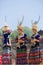 Miao Minority Women Festival Clothes Headdress