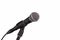 Mic - Professional black dynamic microphone on one leg