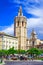 Micalet tower, Miguelete tower in Plaza de la Reina, Valencia, S