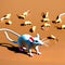 mice and rats, AI-Generatet