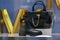 Michael Kors luxury and fashionable handbags and accessories from new collection 2022, close up store show case