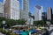 Michigan Avenue buildings viewed from Millennium Park