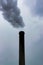 Michigan City, Indiana / USA 3/6/2018 : Nipsco Smoke stack on a cold winters day.