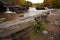 Michigan Upper Peninsula Waterfall In Autumn