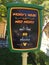 Mickey Mouse house waiting time sign