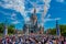 Mickey`s Royal Friendship Faire and fireworks on Cinderella Castle in Magic Kingdom at Walt Disney World Resort  2