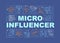 Micro Influencers word concepts banner