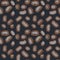 Microbe germ brown abstract grey seamless pattern