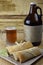 Microbrew Beer and Tamales