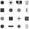 Microchip icon set