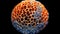 Microcosmic Brilliance: A Captivating Macro View of the Porous Sphere