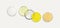 Microcrystalline wax, Poly Aluminium chloride liquid, Potassium Chromate and Candelilla wax in Petri dish on white laboratory