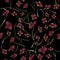 Microgreens Shiso, Perilla. Sprouting seeds of a plant. Seamless pattern. Vitamin supplement, vegan food