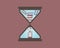 Microlearning hourglass to digest books to digital media with shorter content vector