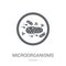 Microorganisms icon. Trendy Microorganisms logo concept on white
