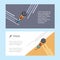 Microphone abstract corporate business banner template, horizontal advertising business banner
