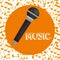 Microphone concert musical icon