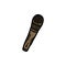 Microphone doodle icon, vector illustration