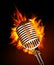 Microphone in Fire